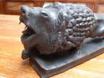 Afrikaanse houten leeuw in ebbenhout, Antiek en Kunst, Ophalen of Verzenden