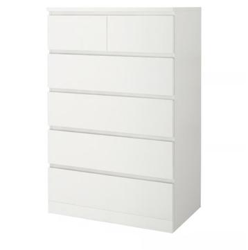 Malm ladekast zes lades Malm dresser six drawers
