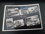 RET, Toen en Nu, 3e serie openbaar vervoer "Tramhistorie",, Verzamelen, Spoorwegen en Tramwegen, Verzenden, Trein, Kaart of Prent