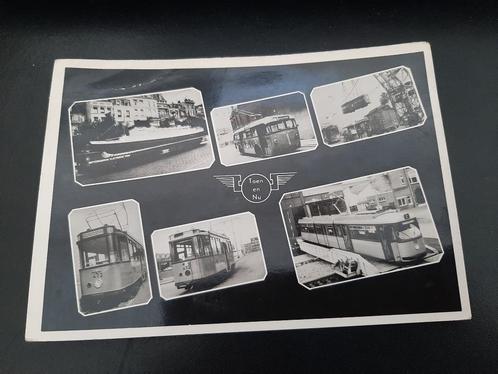 RET, Toen en Nu, 3e serie openbaar vervoer "Tramhistorie",, Verzamelen, Spoorwegen en Tramwegen, Trein, Kaart of Prent, Verzenden