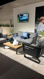 Loungebank met stoelen Sovita, Ophalen, Nieuw, Aluminium
