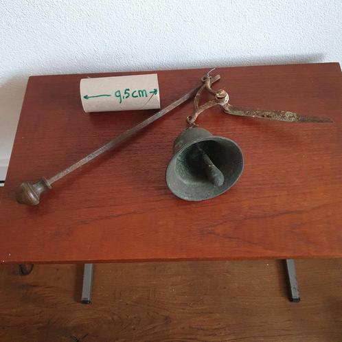 Winkelbel antiek trekbel, Antiek en Kunst, Antiek | Koper en Brons, Koper, Ophalen of Verzenden