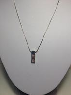 zilveren ketting met een zilveren hangertje 925, Verzenden, Zo goed als nieuw, Zilver, Zilver