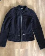 Biker jacket mt 36 suede, Ophalen of Verzenden, Zo goed als nieuw, Maat 36 (S), Zwart