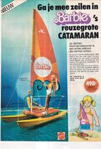 Retro reclame 1976 Mattel Barbie pop met Catamaran, Ophalen of Verzenden