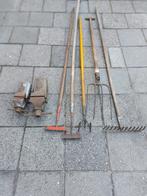 Tuingereedschap bankschroef, Tuin en Terras, Hand-tuingereedschap, Ophalen of Verzenden, Zo goed als nieuw, Overige soorten