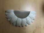 Wandlamp met bloemmotief, Huis en Inrichting, Lampen | Wandlampen, Ophalen, Zo goed als nieuw, Glas