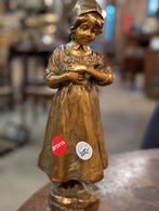 Antiek bronzen beeldje vuurverguld 35 cm hoog.  €335., Ophalen