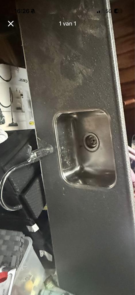 Aanrecht blad compleet, Huis en Inrichting, Keuken | Keukenelementen, Ophalen of Verzenden, 25 tot 50 cm, Minder dan 100 cm