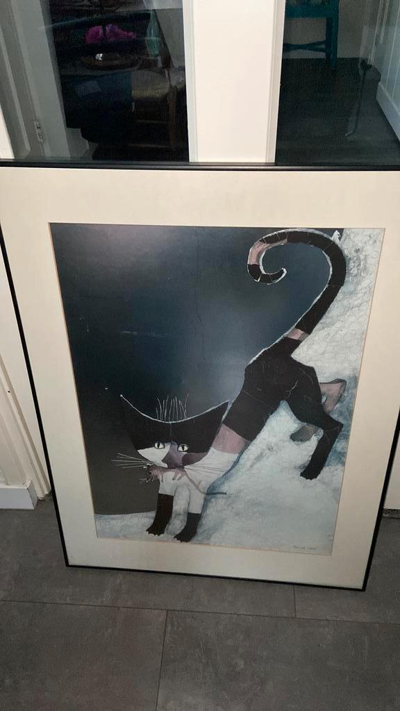 Rosina Wachtmeister Kat en Muis, Antiek en Kunst, Kunst | Litho's en Zeefdrukken, Ophalen