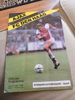 Programma Ajax-FC Den Haag, Verzamelen, Overige typen, Ophalen of Verzenden, Zo goed als nieuw, Ajax