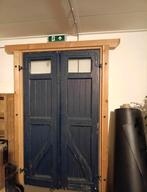 Oude (antieke) brocante deuren incl kozijn, Ophalen, Gebruikt, 80 tot 100 cm, Binnendeur