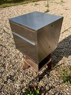 Brievenbus RVS - 40x40x40 cm  - nooit gebruikt - 2 sleutels, Tuin en Terras, Brievenbussen, Ophalen of Verzenden, Zo goed als nieuw