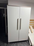 Witte kledingkast met deuren, Overige materialen, 100 tot 150 cm, Ophalen of Verzenden, Zo goed als nieuw