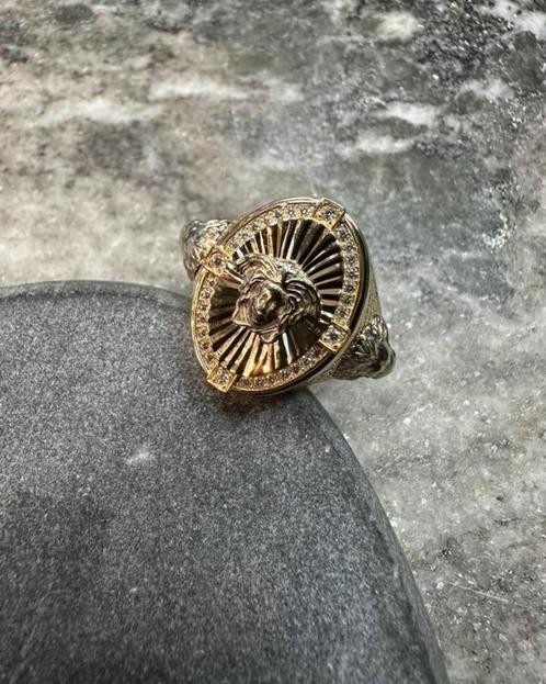 14k Gouden Medusa Ring, Sieraden, Tassen en Uiterlijk, Ringen, Nieuw, Dame of Heer, Goud, Ophalen of Verzenden