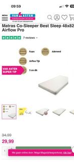 Matras air flow pro co sleeper NIEUW in verpakking, Ophalen of Verzenden, Zo goed als nieuw, Eenpersoons