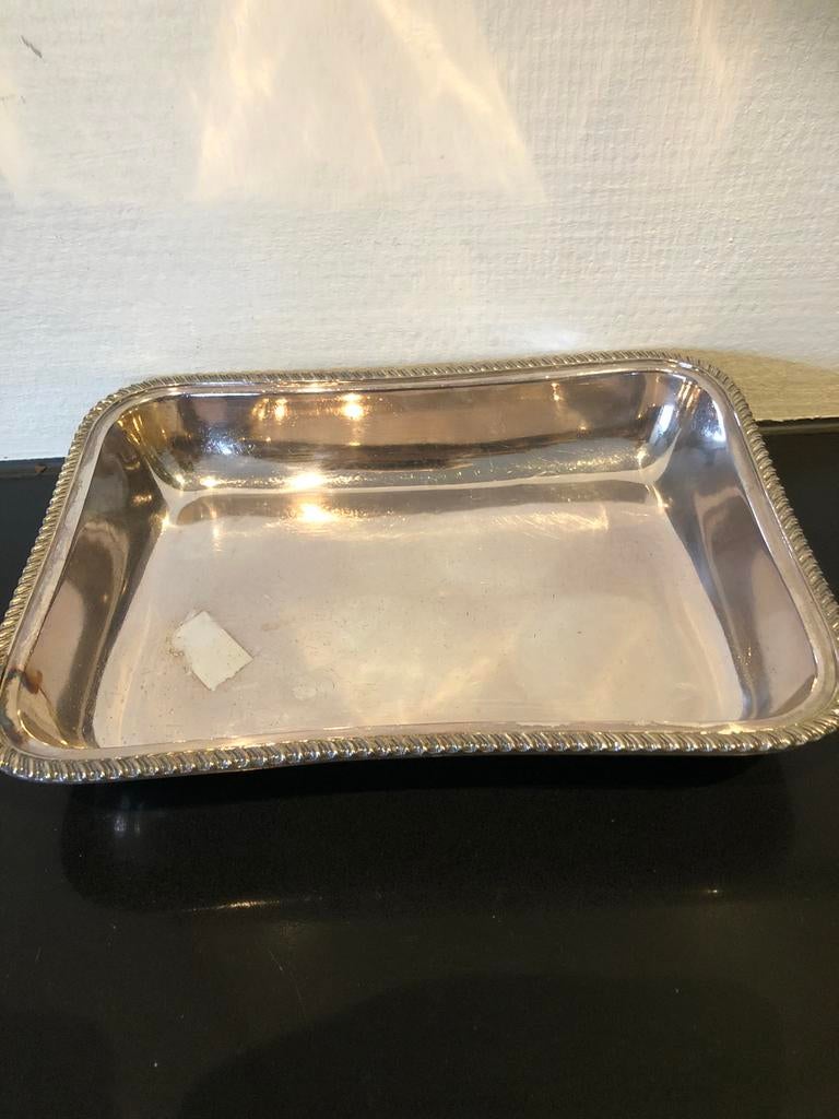 Verzilverde schaal, Ophalen, Zilver