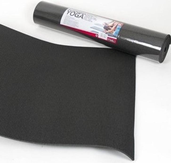 18x Yoga mat - anti slip - 173 X 61 - Zwart - 6 mm dik., Sport en Fitness, Yoga en Pilates, Nieuw, Yogamat, Ophalen