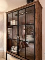 Vitrinekast Raffels Richmond, Ophalen, Met deur(en), 100 tot 150 cm, Zo goed als nieuw