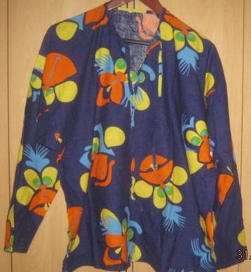 Boerenkiel blauw met figuren maat M beschikbaar voor biedingen