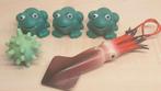 Speelgoed voor in bad, 3 kikkers, octopus, egel, Kinderen en Baby's, Speelgoed | Educatief en Creatief, Ophalen of Verzenden, Nieuw