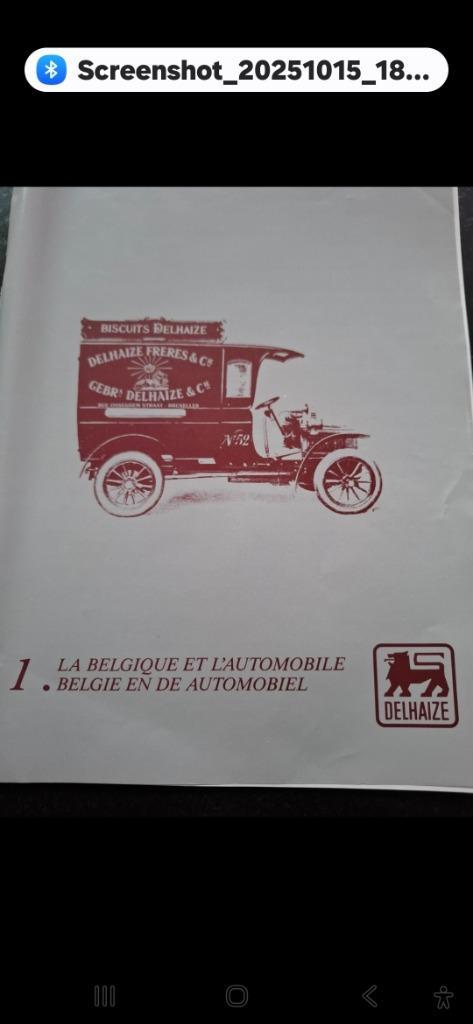 Verzamelprenten ''België en de automobiel'', Boeken, Auto's | Folders en Tijdschriften, Nieuw, Algemeen, Ophalen of Verzenden