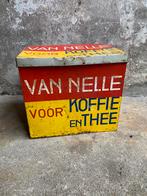 Vintage Van Nelle Koffie winkel voorraad blik, Verpakking, Gebruikt, Ophalen of Verzenden