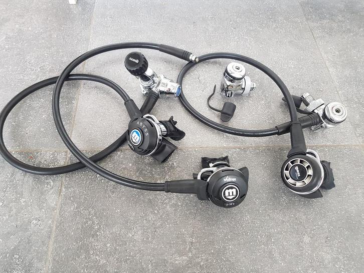 3x Mares Abyss automatenset DIN / internationaal, Watersport en Boten, Duiken, Gebruikt, Overige typen, Ophalen of Verzenden