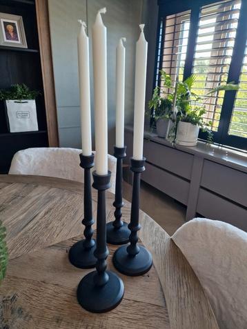 riviera maison warrington candle kandelaar kaars zwart black beschikbaar voor biedingen