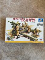 Italeri Soviet field howitzer 1:35, Hobby en Vrije tijd, Modelbouw | Figuren en Diorama's, Ophalen of Verzenden, Zo goed als nieuw