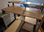 Bureau met extra planken en opbergruimte, Ophalen, Zo goed als nieuw