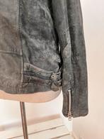 Goosecraft leren heren biker jas, Zwart, Maat 42/44 (L), Ophalen of Verzenden, Jasje