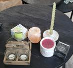 Kaarsjes & Scentchips Set, Huis en Inrichting, Woonaccessoires | Kandelaars en Kaarsen, Ophalen, Overige materialen, Zo goed als nieuw