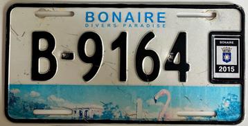 MP948A Nummerplaat Bonaire B 9164 2015 €20  beschikbaar voor biedingen
