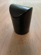 Afvalemmer Klein RVS Zwart, Huis en Inrichting, Woonaccessoires | Prullenbakken, Ophalen of Verzenden, Zo goed als nieuw, Minder dan 10 liter