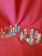 Set beeldjes clowntjes muzikanten 4 cm, Ophalen of Verzenden, Zo goed als nieuw