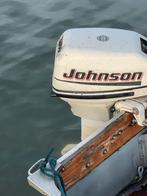 Aluminium visboot + 15 pk Johnson, Watersport en Boten, Ophalen, 10 tot 30 pk, Gebruikt, Aluminium