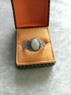 Mooie Fijn Handgemaakte Zilveren Ring met Australische Opaal, Verzenden, Zilver, Ring, Met edelsteen
