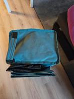 Blauw Groene Bolderkar met Regen- en Opberghoes., Ophalen, Gebruikt