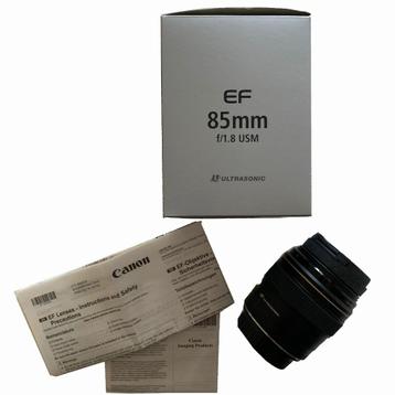 Canon EF 85mm f/1.8 USM OBJECTIEF z.g.a.n.