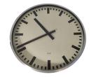 Grote B & W 56 cm "stations" wandklok, Huis en Inrichting, Woonaccessoires | Klokken, Ophalen, Gebruikt, Analoog, Wandklok