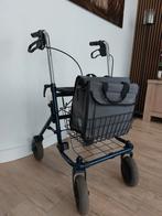 Handy-car rollator donker blauw inclusief extra tas, Ophalen, Opvouwbaar, Zo goed als nieuw