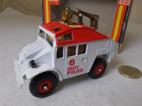 1977 Corgi Toys 422 RIOT POLICE CAR + ORIGINELE DOOS. I.g.st, Hobby en Vrije tijd, Modelauto's | 1:43, Zo goed als nieuw, Bus of Vrachtwagen