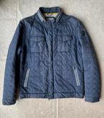 Heren jas maat XL blauwe tussendoor jas met capuchon, Blauw, Maat 56/58 (XL), Ophalen of Verzenden, Zo goed als nieuw
