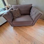 Loveseat,fateuil,stof,taupe,gecationeerd,bankje, Ophalen, Gebruikt, Eenpersoons, Minder dan 150 cm