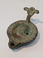 brons olie lampje object Romeins, Antiek en Kunst, Antiek | Koper en Brons, Ophalen of Verzenden, Brons