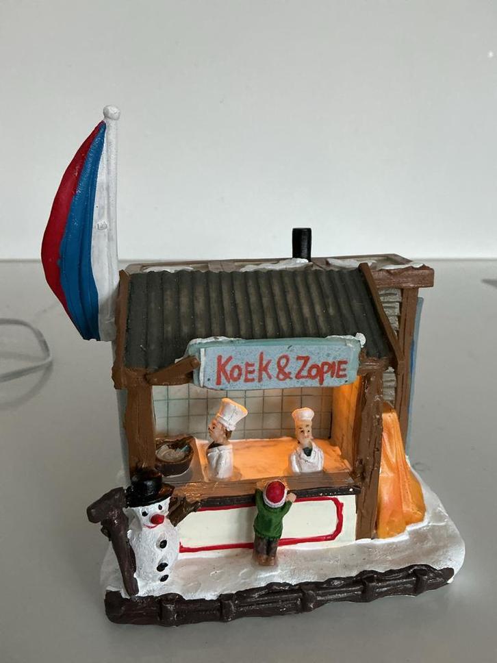 Kerst kraam Koek & Zopie aanvulling kerstdorp, Diversen, Kerst, Nieuw, Ophalen of Verzenden