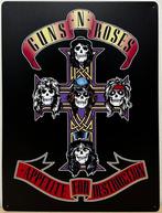 Guns 'N Roses Appetite for distruction metalen reclamebord, Verzamelen, Muziek, Artiesten en Beroemdheden, Info@deconoord.nl, Deco Noord