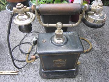 Goede Oude Zweedse Telefoon, Slinger, Snoer, Stekker opknap. beschikbaar voor biedingen