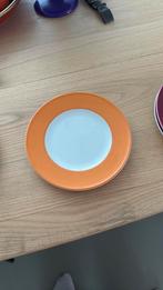 Dibbern bord 21cm oranje, Huis en Inrichting, Gebruikt, Ophalen of Verzenden, Bord(en), Overige stijlen